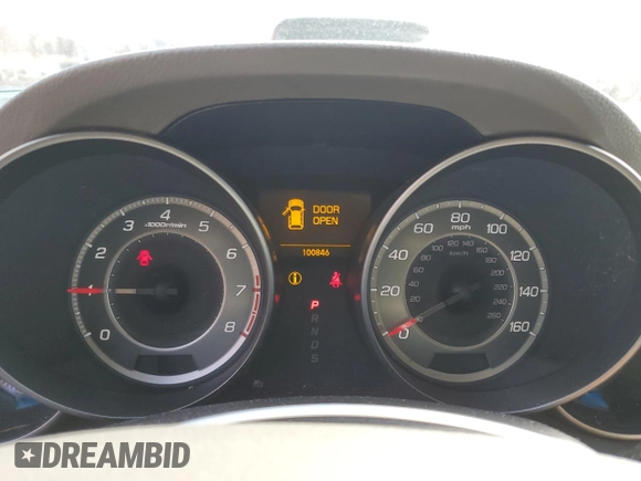 2013 Acura MDX Tech Pkg with VIN 2HNYD2H35DH517677, listed as a Copart auction lot 46614245 with 100,846 mi miles and Salvage Title. Bid and sale history available at carsss.com. Image 9.