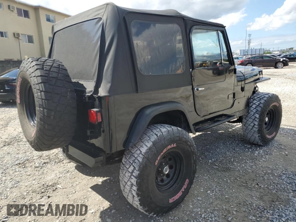1991 Jeep Wrangler with VIN 2J4FY29S1MJ156667, listed as a Copart auction lot 75870604 with 144,399 mi miles and Clean Title. Bid and sale history available at carsss.com. Image 3.