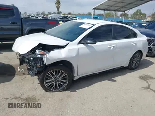 2023 Kia Forte GT-Line with VIN 3KPF54AD1PE615744, listed as a IAAI auction lot 41823114 with 22,427 mi miles. Bid and sale history available at carsss.com. Image 17.