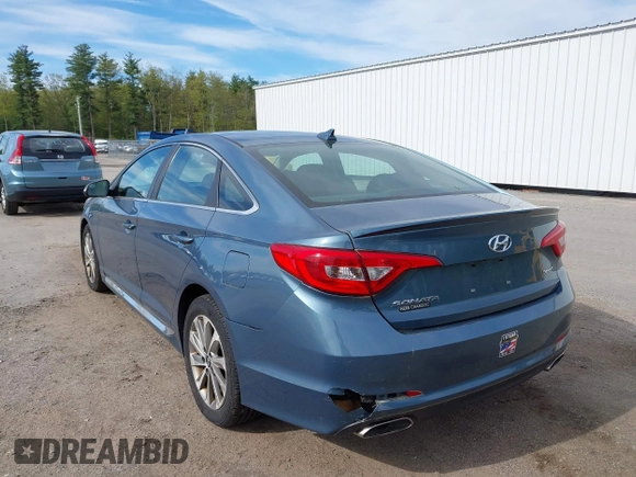 2017 Hyundai Sonata Sport with VIN 5NPE34AF9HH504276, listed as a IAAI auction lot 42222535 with 127,362 mi miles and . Bid and sale history available at DreamBid. Image 3.