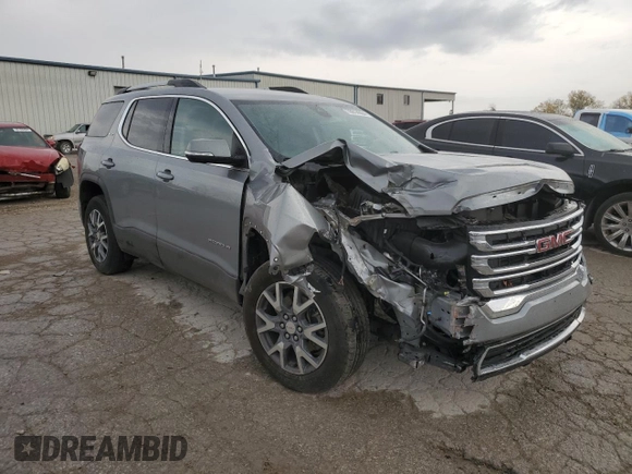 2023 GMC Acadia SLT with VIN 1GKKNML46PZ227946, listed as a Copart auction lot 78614954 with 29,616 mi miles and Salvage Title. Bid and sale history available at DreamBid. Image 4.