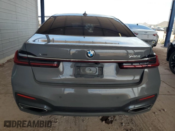 2020 BMW 7 Series 740i xDrive с VIN WBA7T4C07LGF97250, выставлен на аукционе Copart как лот 57860665 с пробегом 75 801 миль миль и Списание • Salvage title. История ставок и продаж доступна на DreamBid. Изображение 6.