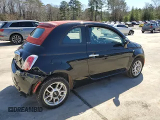 2013 FIAT 500 Pop with VIN 3C3CFFDR4DT590272, listed as a Copart auction lot 47265165 with 73,734 mi miles and Salvage title. Bid and sale history available at DreamBid. Image 3.