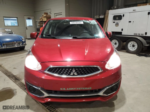 2020 Mitsubishi Mirage ES with VIN ML32A3HJ4LH005750, listed as a Copart auction lot 50010435 with 18,770 mi miles and Salvage Title. Bid and sale history available at carsss.com. Image 5.