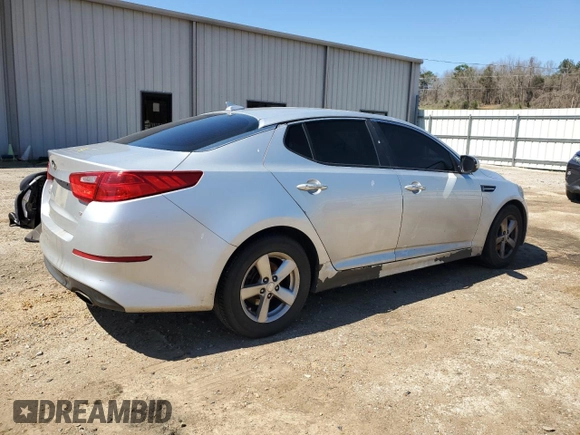 2015 Kia Optima LX with VIN 5XXGM4A77FG490482, listed as a Copart auction lot 49496865 with 175,055 mi miles and Salvage Title. Bid and sale history available at carsss.com. Image 3.