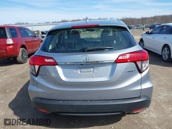 2022 Honda HR-V LX with VIN 3CZRU6H32NM736398, listed as a IAAI auction lot 41859975 with 17,573 mi miles. Bid and sale history available at carsss.com. Image 16.