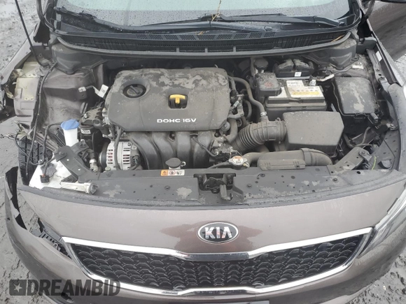 2017 Kia Forte LX with VIN 3KPFL4A74HE140303, listed as a Copart auction lot 52181815 with 44,695 mi miles and Salvage Title. Bid and sale history available at carsss.com. Image 11.