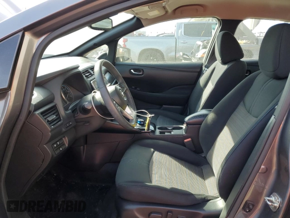 2020 Nissan LEAF SV Plus with VIN 1N4BZ1CP3LC307815, listed as a Copart auction lot 88302815 with 49,942 mi miles and Salvage Title. Bid and sale history available at DreamBid. Image 7.