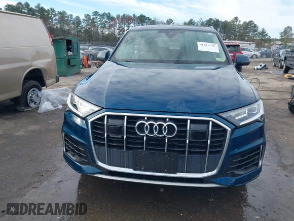 2022 Audi Q7 Premium Plus with VIN WA1LXBF70ND019179, listed as a IAAI auction lot 41825747 with 29,097 mi miles and . Bid and sale history available at DreamBid. Image 13.