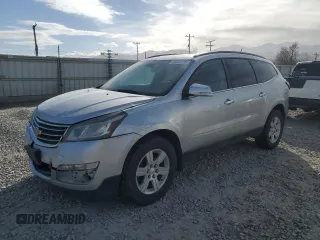 2015 Chevrolet Traverse LT z VIN 1GNKVHKDXFJ270999, wystawiony jako Copart lot #46842185 z przebiegiem Nie podano mil oraz Szkoda całkowita • Salvage title. Historia ofert i sprzedaży dostępna na DreamBid. Obrazek 1.