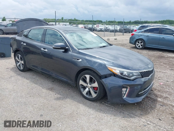 2018 Kia Optima SX with VIN 5XXGW4L24JG189561, listed as a IAAI auction lot 42308930 with 127,908 mi miles and . Bid and sale history available at DreamBid. Image 1.
