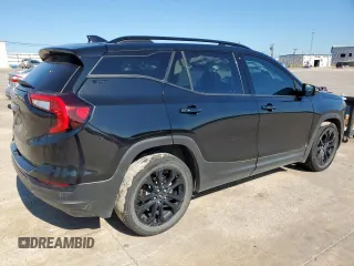 2022 GMC Terrain SLT with VIN 3GKALPEV8NL292374, listed as a Copart auction lot 56430655 with 38,233 mi miles and Salvage title. Bid and sale history available at DreamBid. Image 3.