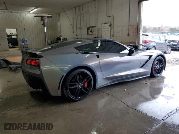 2014 Chevrolet Corvette Z51 3LT with VIN 1G1YM2D79E5109943, listed as a Copart auction lot 47763625 with 37,479 mi miles and Salvage title. Bid and sale history available at DreamBid. Image 3.