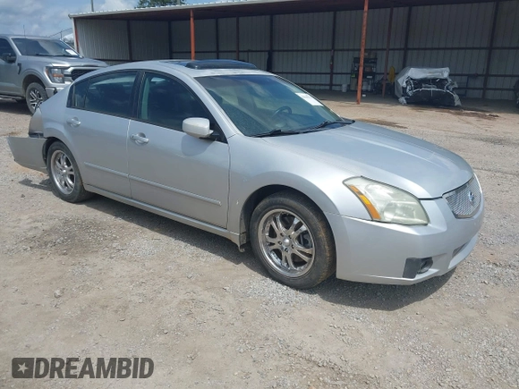 2007 Nissan Maxima SE with VIN 1N4BA41E67C856845, listed as a IAAI auction lot 42115531 with 153,954 mi miles and . Bid and sale history available at DreamBid. Image 1.