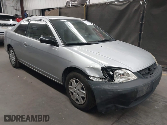 2003 Honda Civic LX with VIN 1HGEM22573L012729, listed as a IAAI auction lot 42041772 with 157,207 mi miles. Bid and sale history available at carsss.com. Image 1.