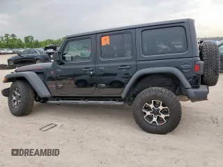 2020 Jeep Wrangler Unlimited Rubicon with VIN 1C4HJXFG9LW101973, listed as a Copart auction lot 60261365 with 61,097 mi miles and Clean title. Bid and sale history available at DreamBid. Image 2.