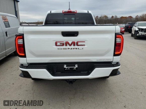 2023 GMC Canyon 4WD Denali with VIN 1GTP6FEK4P1170117, listed as a Copart auction lot 79362674 with 12,880 mi miles and Non Repairable. Bid and sale history available at carsss.com. Image 6.