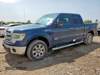 2014 Ford F-150 XL with VIN 1FTFW1CT1EKE19684, listed as a Copart auction lot 58410915 with 139,909 mi miles and Salvage title. Bid and sale history available at DreamBid. Image 1.
