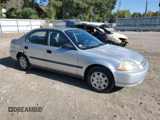1998 Honda Civic LX with VIN 1HGEJ6677WL019941, listed as a Copart auction lot 72015714 with 41,824 mi miles and Clean Title. Bid and sale history available at carsss.com. Image 4.