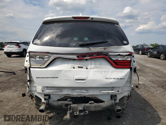 2019 Dodge Durango Citadel with VIN 1C4SDHET7KC795192, listed as a Copart auction lot 60496134 with 64,007 mi miles and Salvage Title. Bid and sale history available at DreamBid. Image 6.