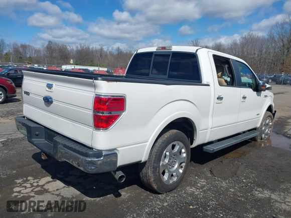 2012 Ford F-150 XL with VIN 1FTFW1ET3CFA64407, listed as a IAAI auction lot 41864557 with 75,633 mi miles. Bid and sale history available at carsss.com. Image 4.