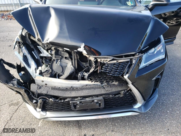 2017 Lexus RX with VIN 2T2BZMCAXHC072380, listed as a Copart auction lot 84163284 with 107,471 mi miles and Salvage Title. Bid and sale history available at carsss.com. Image 12.