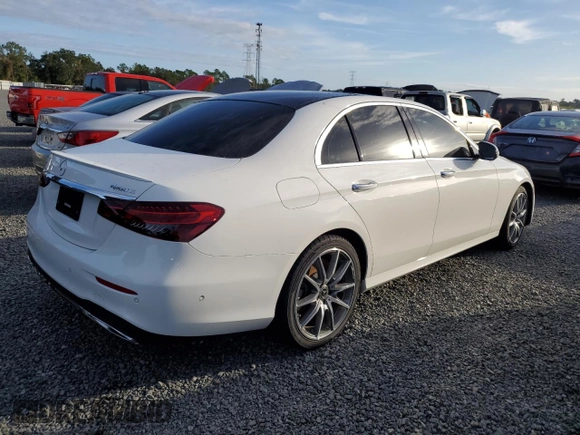 2023 Mercedes-Benz E 450 with VIN W1KZF5KB1PB145487, listed as a Copart auction lot 77155314 with Not Provided miles and Non Repairable. Bid and sale history available at DreamBid. Image 3.