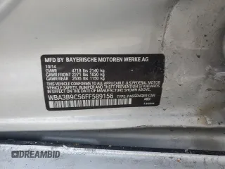 2015 BMW 3 Series 335i xDrive z VIN WBA3B9C56FF589156, wystawiony jako Copart lot #41339095 z przebiegiem 89 916 mil mil oraz Szkoda całkowita • Salvage title. Historia ofert i sprzedaży dostępna na DreamBid. Obrazek 12.