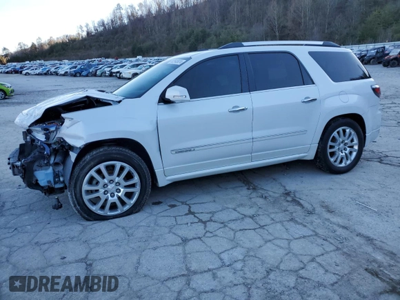 2016 GMC Acadia Denali with VIN 1GKKRTKD2GJ264684, listed as a Copart auction lot 82548924 with 109,365 mi miles and Salvage Title. Bid and sale history available at carsss.com. Image 1.