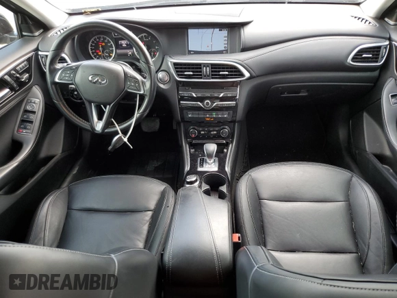 2017 Infiniti QX30 Luxury with VIN SJKCH5CR3HA030285, listed as a Copart auction lot 71779244 with 74,646 mi miles and Salvage Title. Bid and sale history available at carsss.com. Image 8.