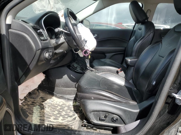 2020 Jeep Compass Limited with VIN 3C4NJDCB2LT196733, listed as a Copart auction lot 53106625 with 128,783 mi miles and Clean title. Bid and sale history available at DreamBid. Image 7.