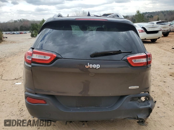 2017 Jeep Cherokee Latitude with VIN 1C4PJLCSXHW535999, listed as a Copart auction lot 49928845 with Not Provided miles and Salvage Title. Bid and sale history available at carsss.com. Image 6.