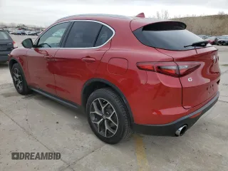 2019 Alfa Romeo Stelvio Ti Sport z VIN ZASPAKBN4K7C54604, wystawiony jako Copart lot #49912975 z przebiegiem 40 301 mil mil oraz Szkoda całkowita • Salvage title. Historia ofert i sprzedaży dostępna na DreamBid. Obrazek 2.
