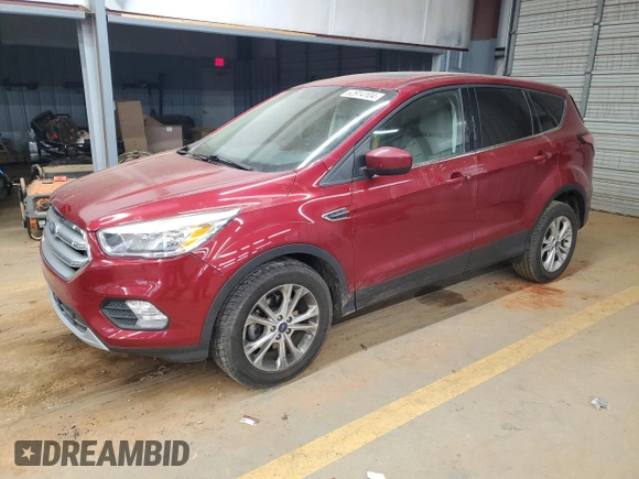 2017 Ford Escape SE with VIN 1FMCU0GD3HUD03980, listed as a Copart auction lot 82914104 with 87,237 mi miles and Non Repairable. Bid and sale history available at carsss.com. Image 1.