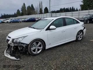 2014 Chevrolet Cruze 2LT with VIN 1G1PF5SB0E7209366, listed as a Copart auction lot 86144614 with 129,206 mi miles and Salvage Title. Bid and sale history available at carsss.com. Image 1.