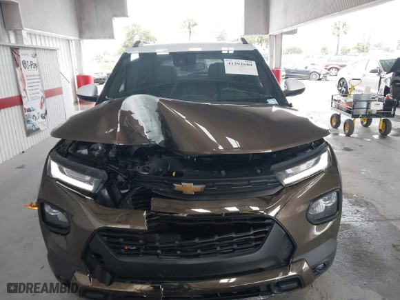 2021 Chevrolet TrailBlazer ACTIV with VIN KL79MVSL7MB172257, listed as a IAAI auction lot 41392680 with 31,222 mi miles. Bid and sale history available at carsss.com. Image 12.