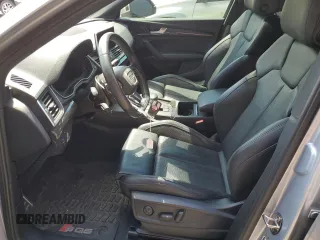 2019 Audi SQ5 Premium Plus with VIN WA1B4AFY5K2001078, listed as a Copart auction lot 55521195 with 57,625 mi miles and Salvage title. Bid and sale history available at DreamBid. Image 7.