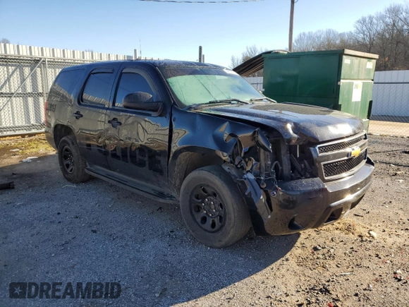 2012 Chevrolet Tahoe Commercial with VIN 1GNLC2E0XCR253777, listed as a Copart auction lot 44791755 with 123,312 mi miles and Salvage title. Bid and sale history available at DreamBid. Image 4.
