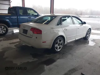 2008 Audi A4 2.0T with VIN WAUDF78E78A083261, listed as a IAAI auction lot 41529156 with 102,319 mi miles. Bid and sale history available at carsss.com. Image 4.