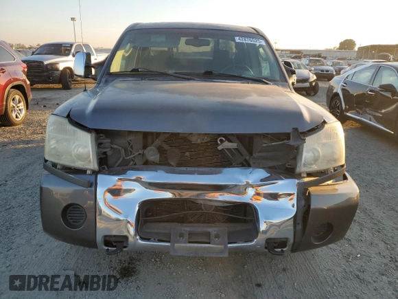 2005 Nissan Titan XE with VIN 1N6AA07AX5N541029, listed as a Copart auction lot 42876525 with 136,543 mi miles and Salvage Title. Bid and sale history available at DreamBid. Image 5.