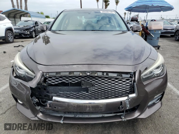 2014 Infiniti Q50 Hybrid Premium с VIN JN1AV7AP0EM691043, выставлен на аукционе Copart как лот 50598135 с пробегом 78 243 миль миль и Списание • Salvage title. История ставок и продаж доступна на DreamBid. Изображение 5.