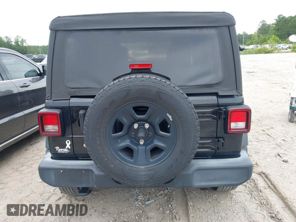 2019 Jeep Wrangler Unlimited Sport S with VIN 1C4HJXDG1KW603345, listed as a IAAI auction lot 42474523 with 90,048 mi miles and . Bid and sale history available at DreamBid. Image 16.