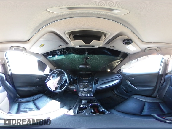 2013 Acura RDX with VIN 5J8TB3H33DL003164, listed as a Copart auction lot 57809625 with 153,227 mi miles and Salvage title. Bid and sale history available at DreamBid. Image 15.