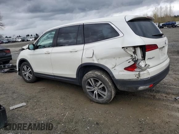 2017 Honda Pilot EX-L with VIN 5FNYF6H57HB061878, listed as a Copart auction lot 51531215 with 95,986 mi miles and Salvage Title. Bid and sale history available at DreamBid. Image 2.