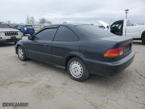 1997 Honda Civic DX with VIN 1HGEJ6229VL065702, listed as a Copart auction lot 48836445 with 198,638 mi miles and Salvage Title. Bid and sale history available at carsss.com. Image 2.