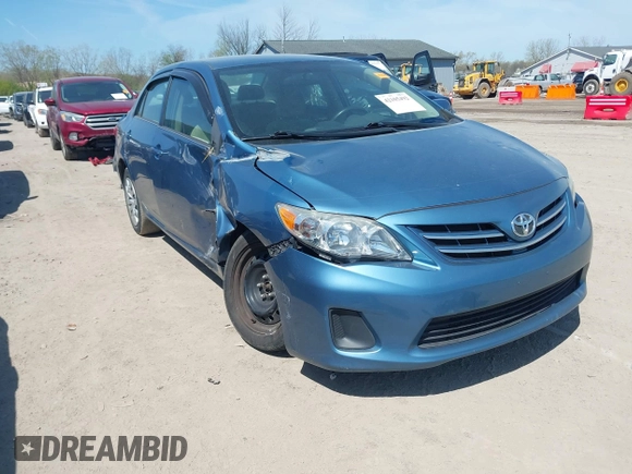 2013 Toyota Corolla L with VIN 5YFBU4EE5DP148083, listed as a IAAI auction lot 42105492 with 73,274 mi miles and . Bid and sale history available at carsss.com. Image 1.