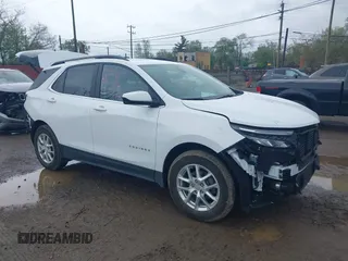 2024 Chevrolet Equinox LT with VIN 3GNAXKEG5RL338048, listed as a IAAI auction lot 42205364 with 10,263 mi miles and . Bid and sale history available at DreamBid. Image 1.