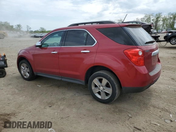 2013 Chevrolet Equinox LT with VIN 2GNALPEK8D6360264, listed as a Copart auction lot 54623615 with 120,432 mi miles and Clean Title. Bid and sale history available at DreamBid. Image 2.