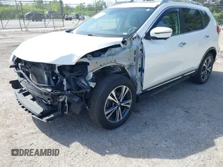 2017 Nissan Rogue SL with VIN 5N1AT2MV4HC739228, listed as a IAAI auction lot 39554820 with 40,576 mi miles and . Bid and sale history available at carsss.com. Image 2.
