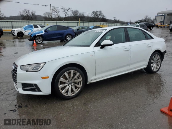 2018 Audi A4 Premium with VIN WAUDNAF4XJA009767, listed as a Copart auction lot 44146105 with 84,164 mi miles and Salvage Title. Bid and sale history available at carsss.com. Image 1.